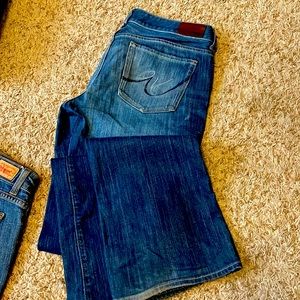 Express Jeans wide leg boot cut